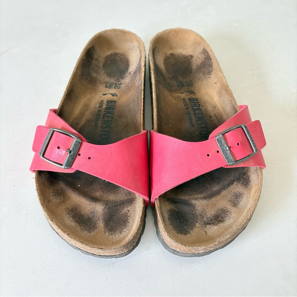 Birkenstock Slip-on Sandals Pink One Strap Women’s Size 38 US 7 / 7.5